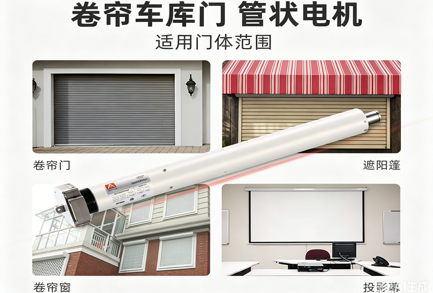 赋能空间升级・车库门管状电机